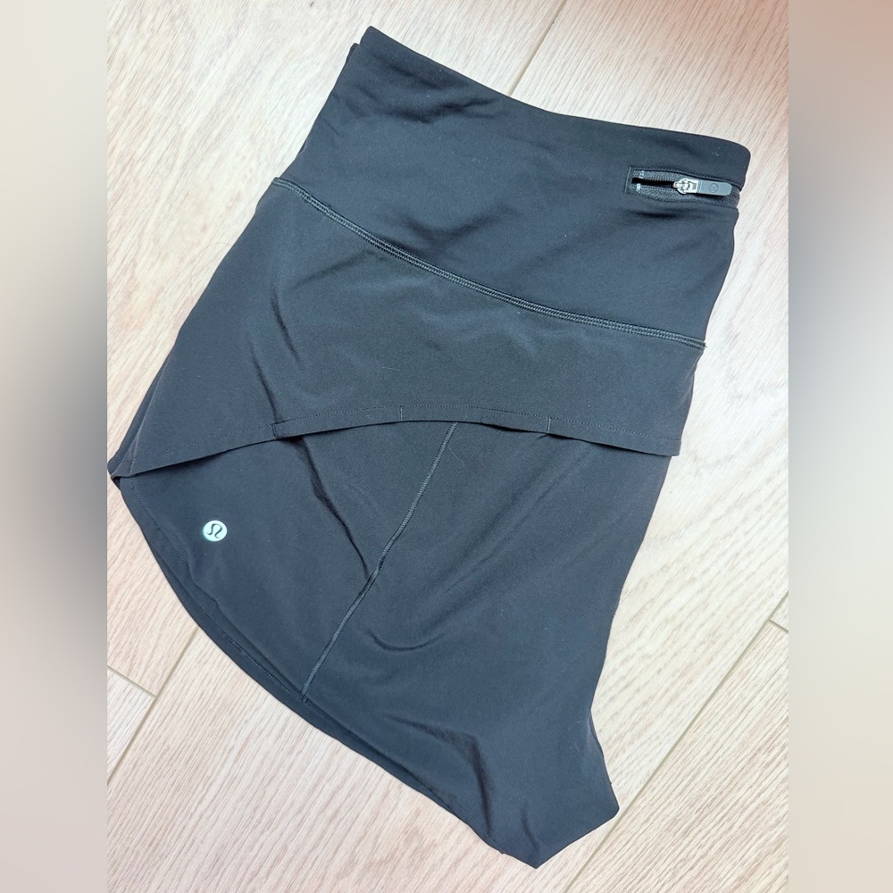 lululemon athletica Black Athletic Shorts with Inner Liner